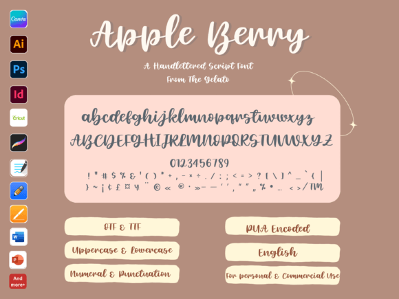 Apple Berry Font - Preview 1