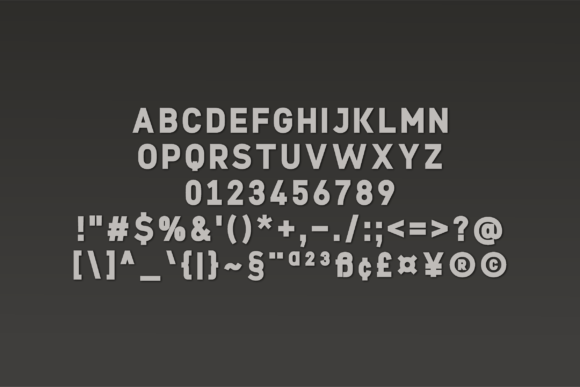 Boldelta Font - Preview 1