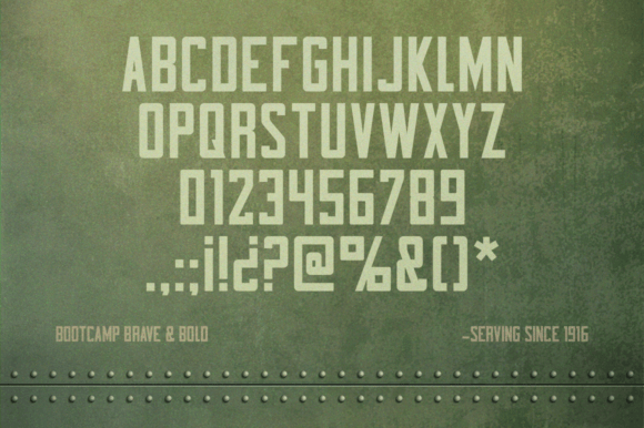 Bootcamp Font - Preview 1