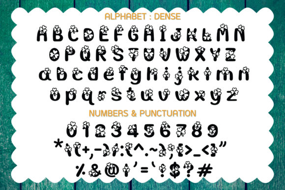 Clover Leaf Font - Preview 1