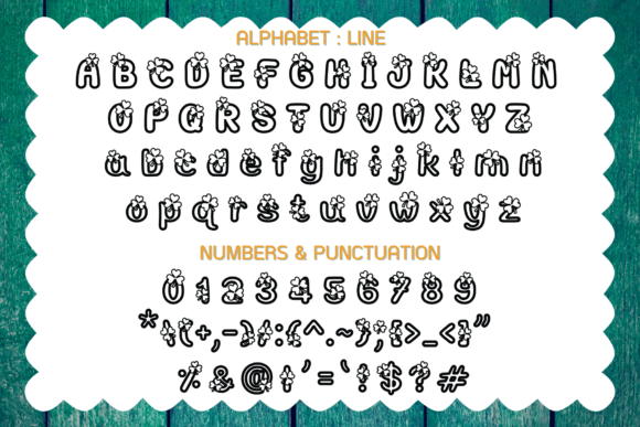 Clover Leaf Font - Preview 2