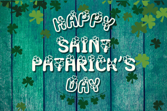 Clover Leaf Font - Preview 4