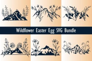 Cricut Mountain Wildflower SVG Bundle Graphic by NGISED · Creative Fabrica