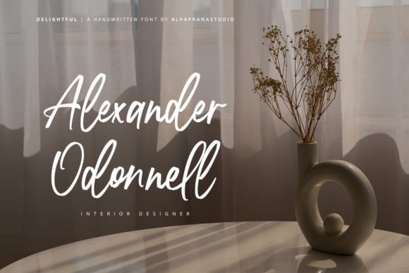 Delightful Font - Preview 1