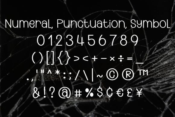Fragile Font PNG with transparent background - Preview 3