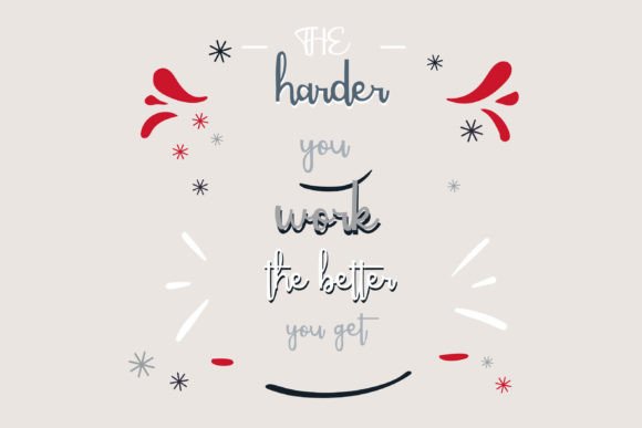 Fructose Font PNG with transparent background - Preview 3