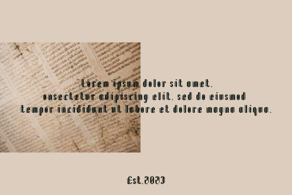 Hambalant Font PNG with transparent background - Preview 1