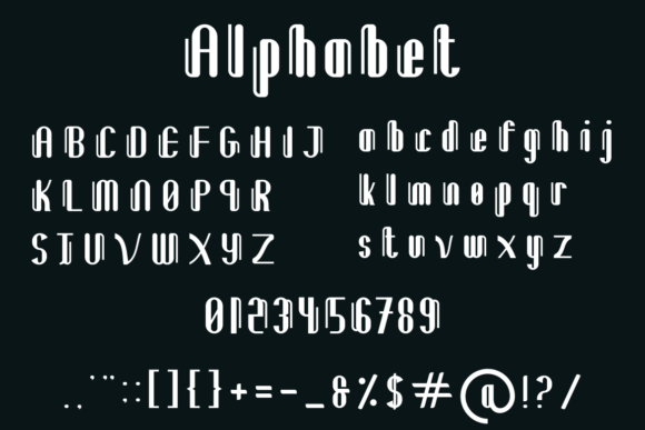Hambalant Font PNG with transparent background - Preview 3