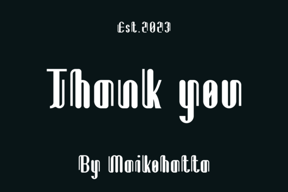Hambalant Font PNG with transparent background - Preview 4