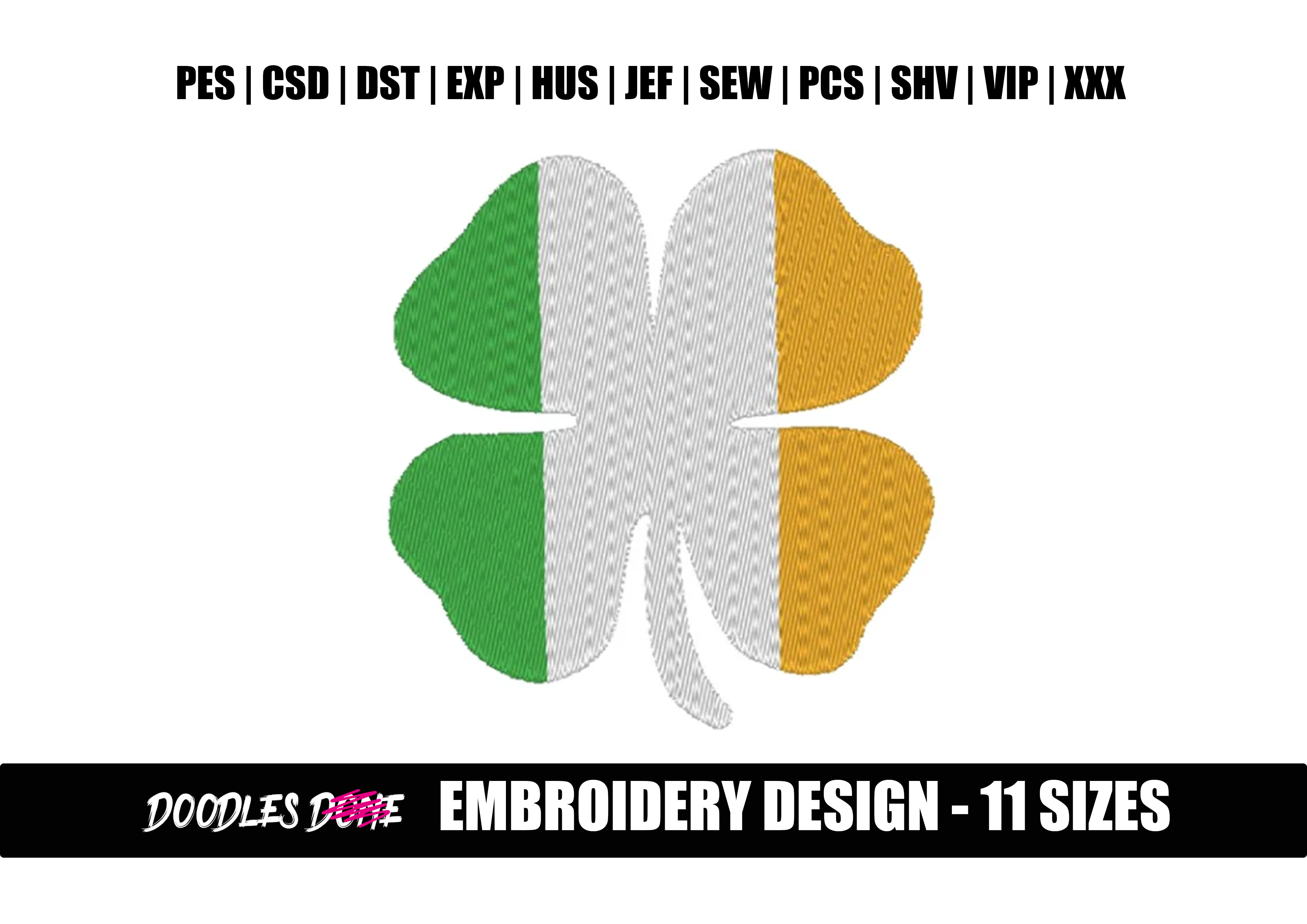 Ireland Flag Lucky Clover
