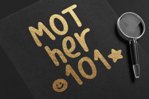 Mother Font PNG with transparent background - Preview 2