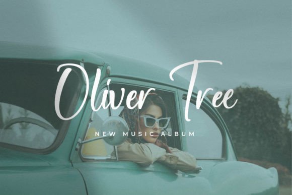 Newscript Font PNG with transparent background - Preview 1