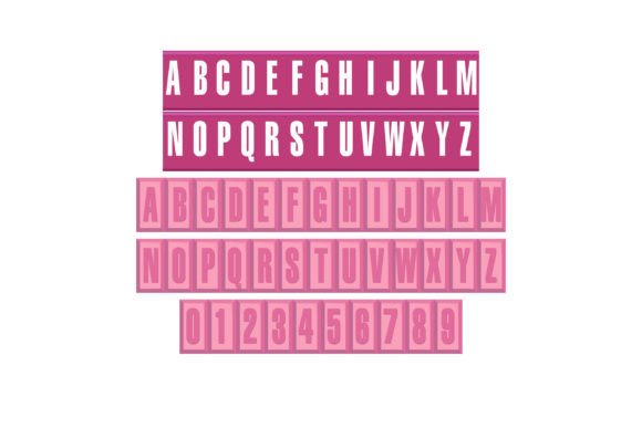 Pink Chocolate Font PNG with transparent background - Preview 2