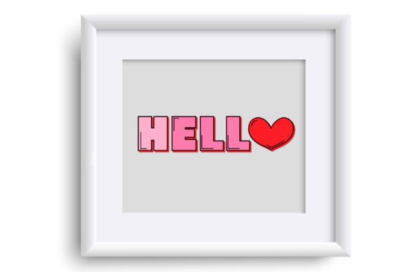 Pog Love Font PNG with transparent background - Preview 5