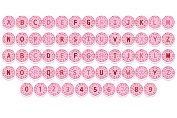 Sandwich Cookies Love Font PNG with transparent background - Preview 2