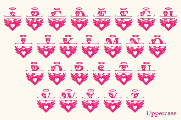 Angel Monogram Font - Preview 3