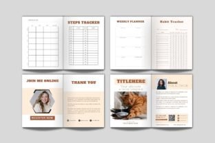 Canva Workbook Template, Canva Ebook Graphic by craftsmaker · Creative ...