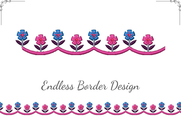 Cute Floral Border