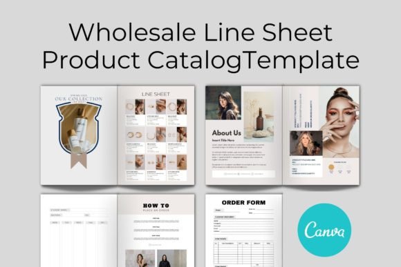 Wholesale Line Sheet Canva Template