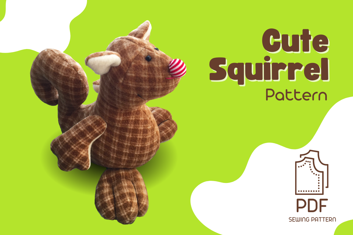 Cute Squirrel Plush Pattern