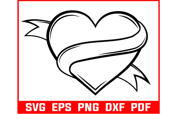 Love Art Svg | Heart Shape Graphic by Craft Carnesia · Creative Fabrica