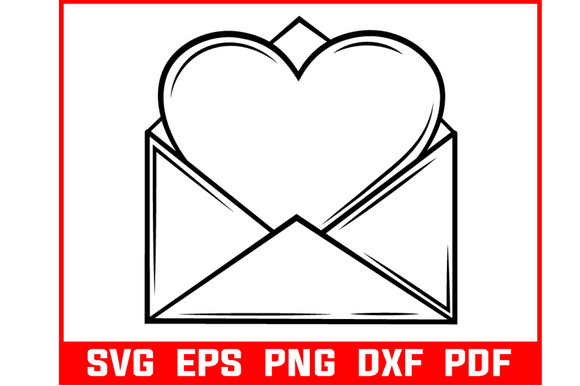 Love Letter Svg Graphic by Craft Carnesia · Creative Fabrica