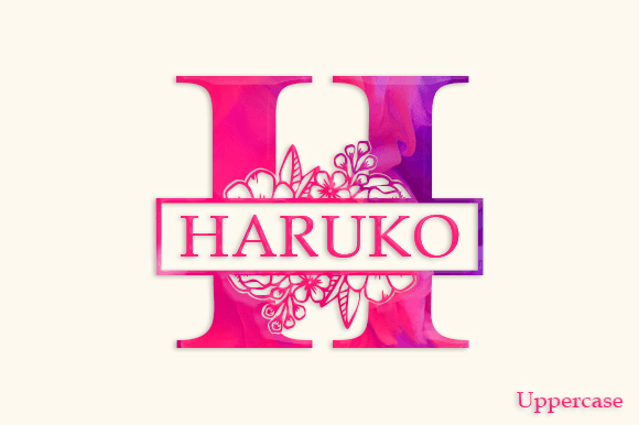 Maxwell Monogram Font PNG with transparent background - Preview 2
