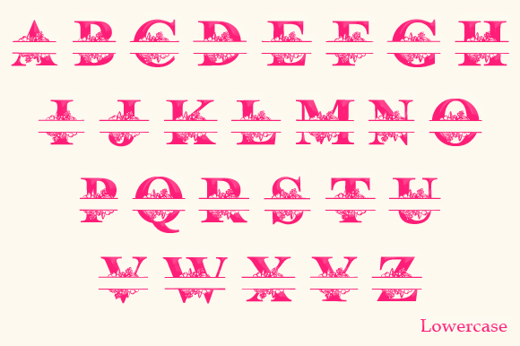 Maxwell Monogram Font PNG with transparent background - Preview 4