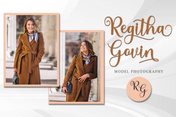 Rosetin Font PNG with transparent background - Preview 4