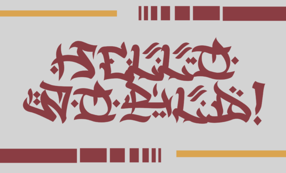Salem Street Font PNG with transparent background - Preview 1