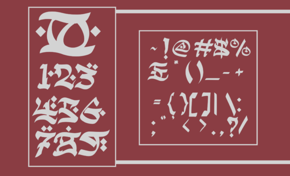 Salem Street Font PNG with transparent background - Preview 4