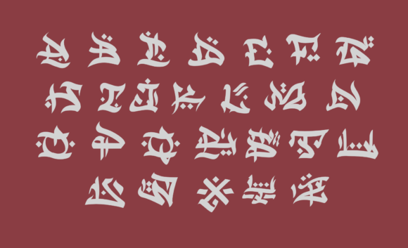 Salem Street Font PNG with transparent background - Preview 5