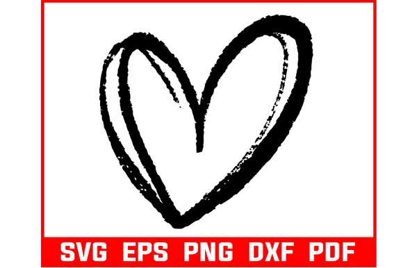 Love | Heart Art Svg Graphic by Craft Carnesia · Creative Fabrica