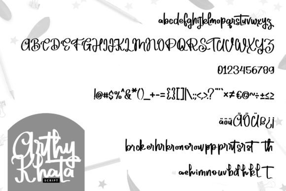 Arthy Khata Font - Preview 4