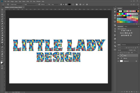 Autism Puzzle Font - Preview 2