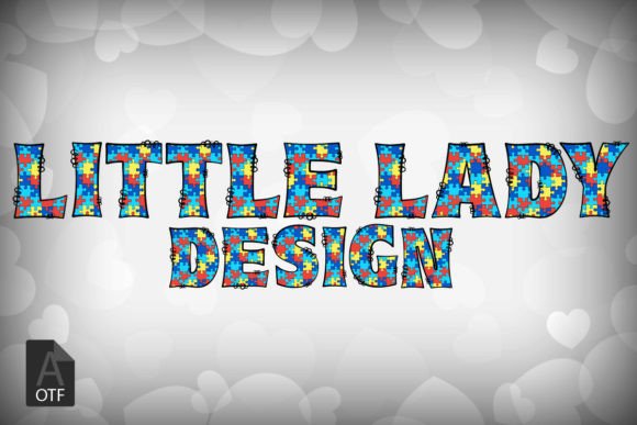 Autism Puzzle Font - Preview 3