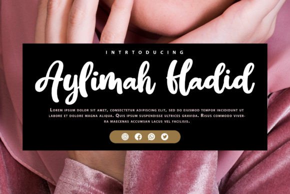 Aylimah Font - Preview 3