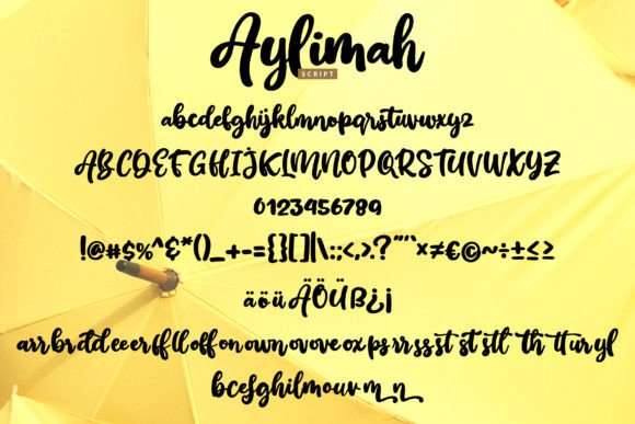 Aylimah Font - Preview 4