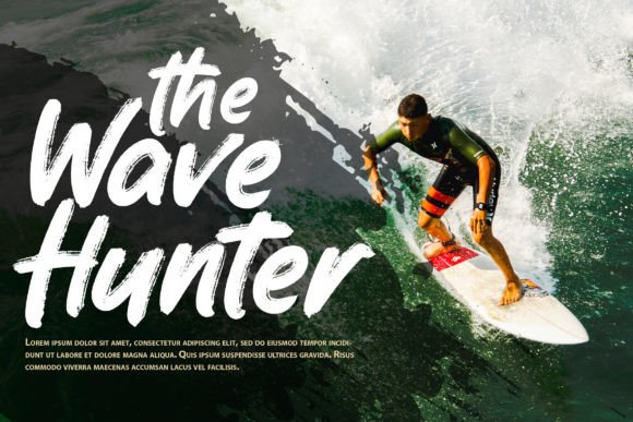 Beachy Stream Font - Preview 2