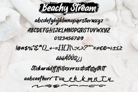 Beachy Stream Font - Preview 4