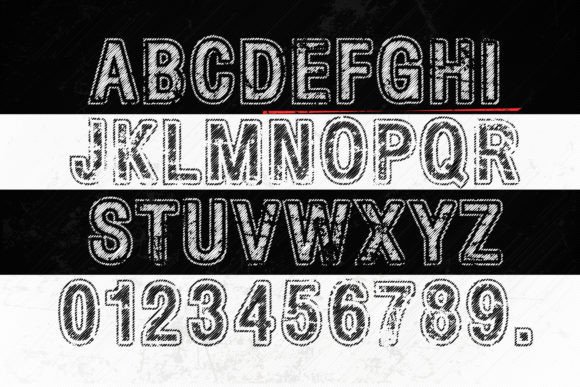 Big Grunge Font - Preview 4