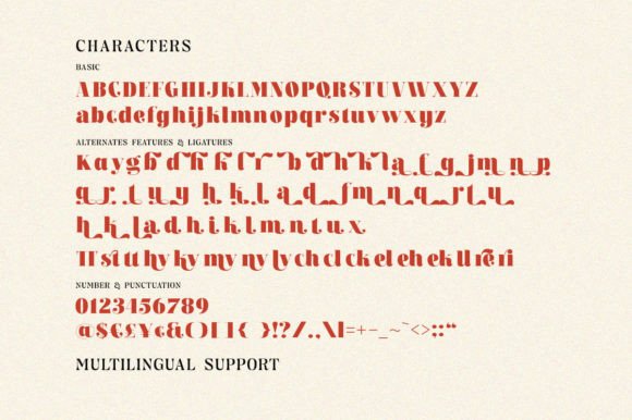 Billie Crimson Font - Preview 6