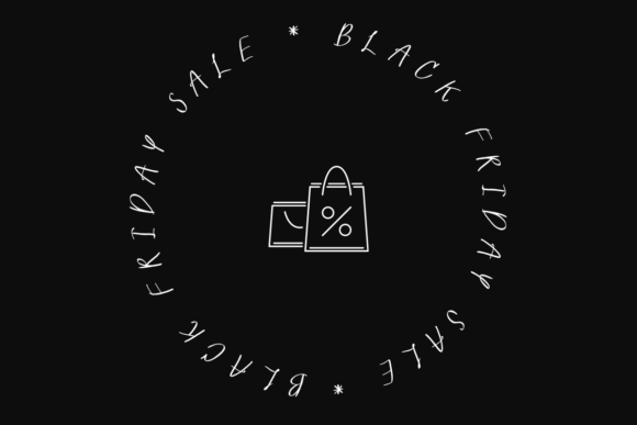 Black Brush Font - Preview 6