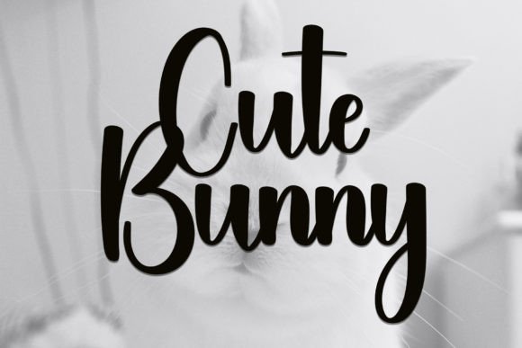 Bunnies Font - Preview 1