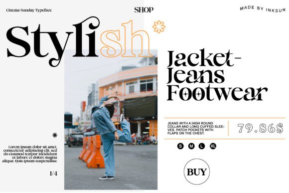 Cinema Sunday Font - Preview 2