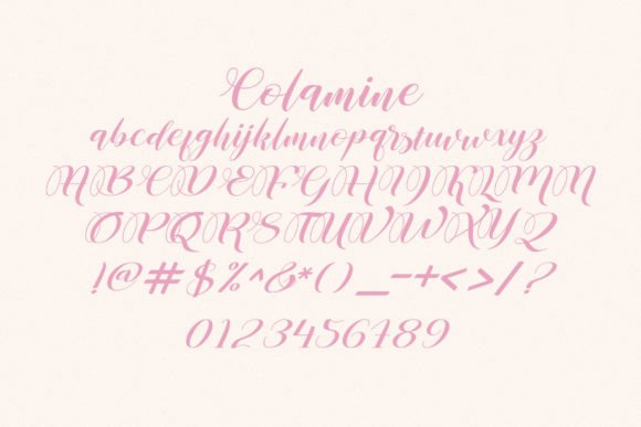 Colamine Font - Preview 5