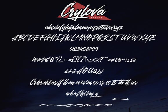 Crylova Font - Preview 4