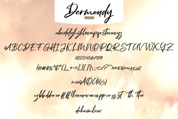Dermondy Font - Preview 4