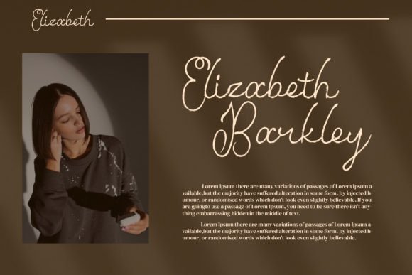 Emillam Font - Preview 1