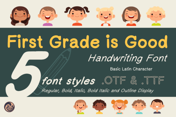 First Grade is Good Font - Preview 1